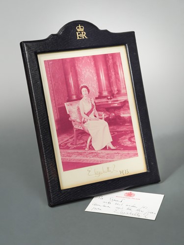 Lot 292 - HM Queen Elizabeth II, a signed photograph...