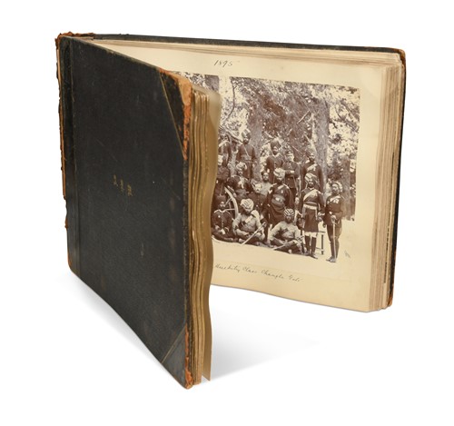 Lot 118 - An Argyle and Southern Highlanders photograph album by Alexander Harvie Maclean, dated 1891