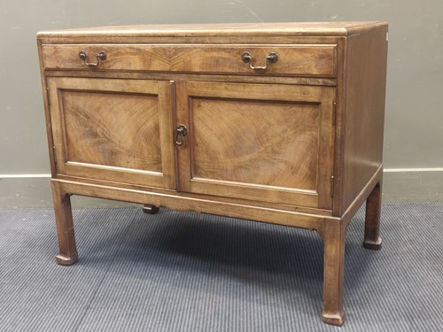 Lot 513 - An early 20th century mahogany bedside cabinet...