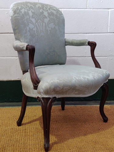 Lot 560 - An open armchair in Hepplewhite manner