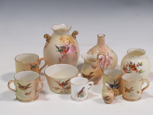 Lot 4 - A collection of Royal Worcester miniature...