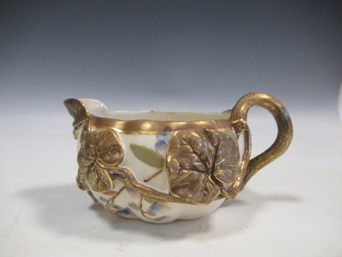 Lot 6 - A Grainger & Co. Royal Worcester vase, on a...