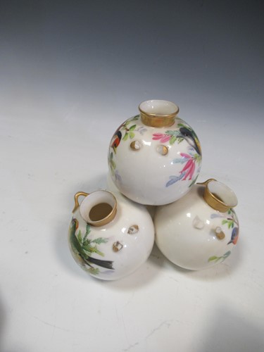 Lot 6 - A Grainger & Co. Royal Worcester vase, on a...