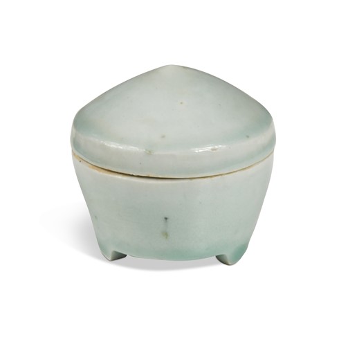 Lot 56 - Bernard Leach CH, CBE (British, 1887-1979), a St Ives Pottery celadon cogo, circa 1965