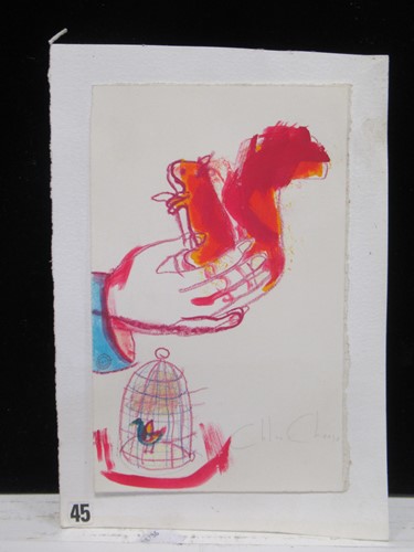 Lot 530 - Chloe Cheese (British, b.1952), Squirrel and...