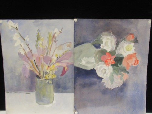 Lot 494 - A large group of still life studies,...