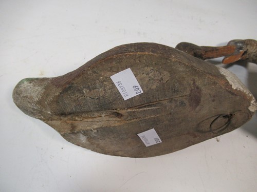 Lot 15 - Two antique decoy ducks, Provenance: The...