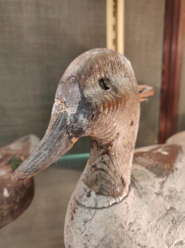 Lot 15 - Two antique decoy ducks, Provenance: The...