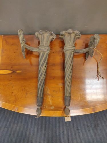 Lot 759 - A pair of 1930's red chinoiserie table lamps...