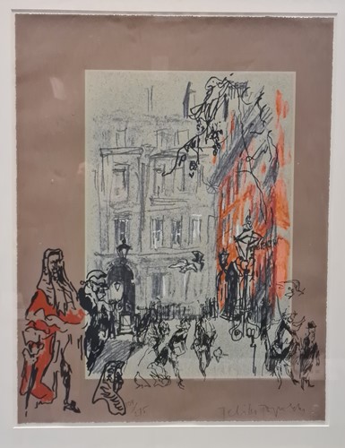 Lot 314 - Feliks Topolski RA (British Polish 1907-1989),...