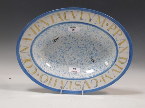 Lot 20 - Michael Stennett (British 1946-2020), an oval...