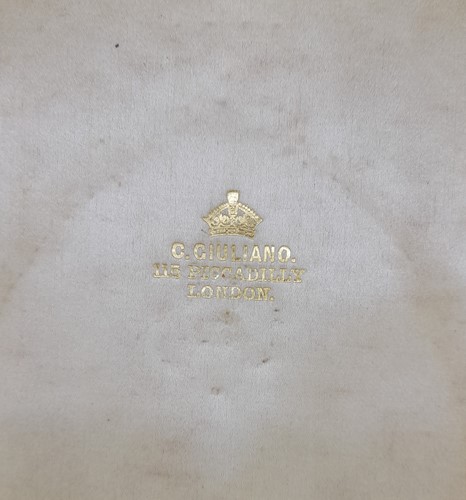 Lot 232 - Carlo Giuliano - A diamond and pearl necklace and brooch en suite