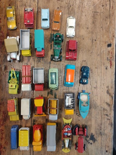 Lot 156 - A large collection of toy cars to include...