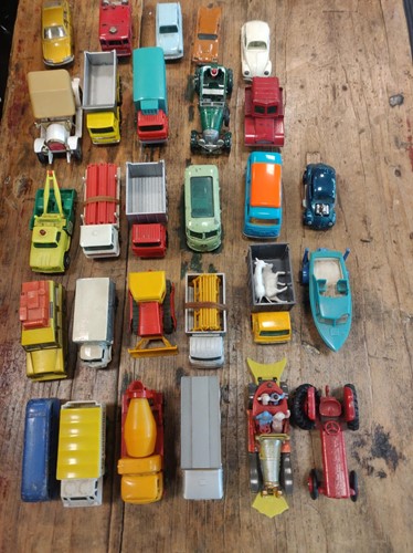 Lot 156 - A large collection of toy cars to include...