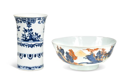 Lot 20 - A Chinese Imari porcelain bowl, Qianlong, circa 1740