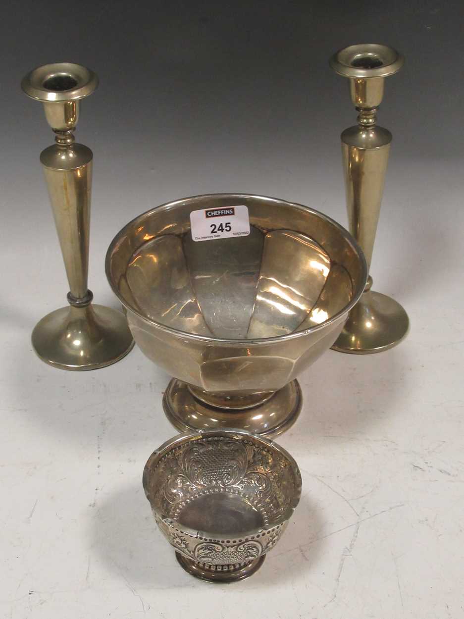 Lot 245 - Two bon bon dishes, largest 11 tall x 16cm...