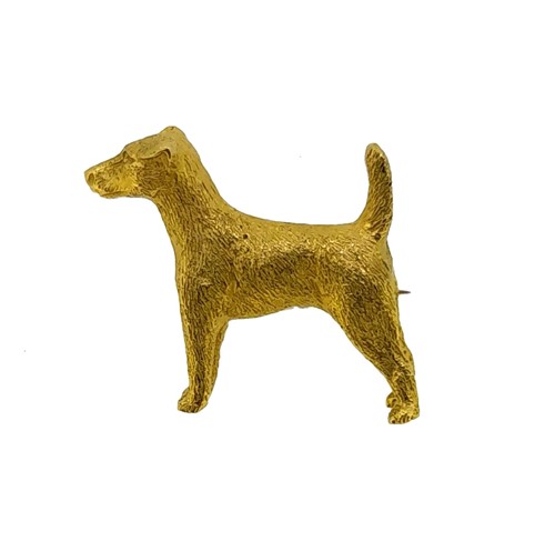 Lot 25 - A dog brooch