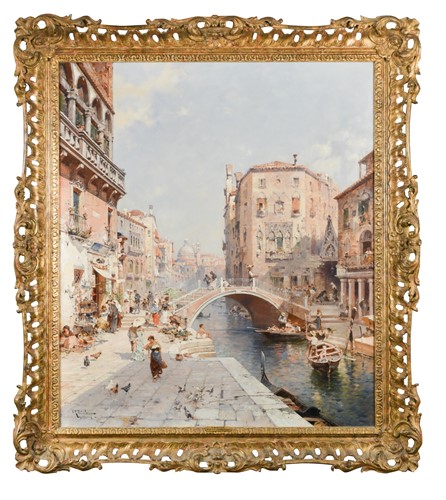 Lot 271 - Franz Richard Unterberger (Austrian, 1838-1902)
