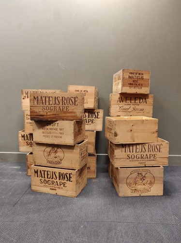 Lot 760 - Approximately twenty wooden wine and port...