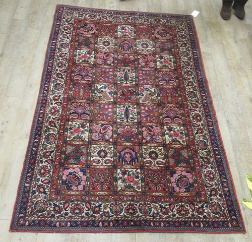 Lot 801 - A Garden rug, 242 x 152cm