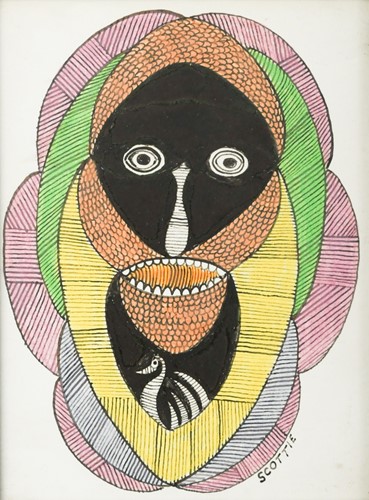 Lot 425 - Scottie Wilson (Scottish 1888-1972)