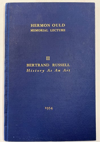 Lot 421 - RUSSELL (Bertrand) Hermon Ould Memorial...