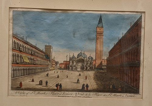 Lot 4 - After J W Bauer, three hand coloured...