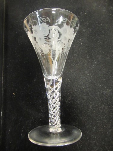 Lot 12 - A set of 29 air-twist drinking glasses, with...