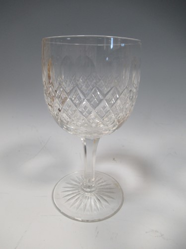 Lot 16 - A part suite of 45 cut drinking glasses 20th...