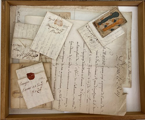 Lot 290 - Collection of Letters. A French manuscript...