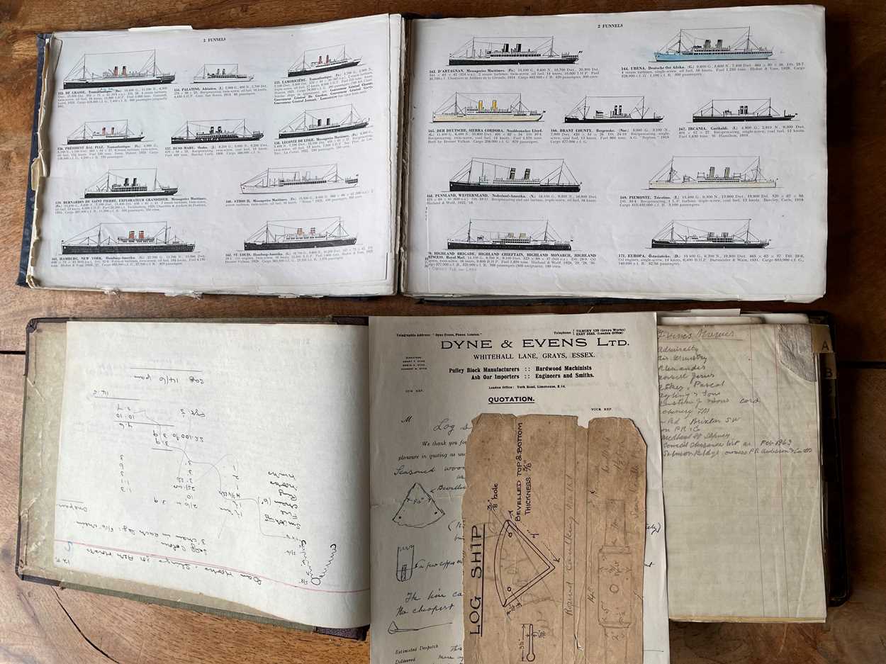 Lot 224 - A bound customer order book of Dyne & Evens...