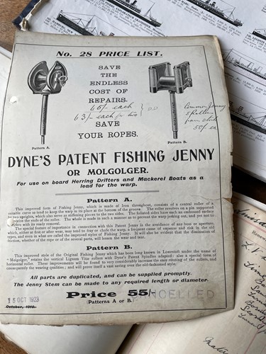 Lot 224 - A bound customer order book of Dyne & Evens...