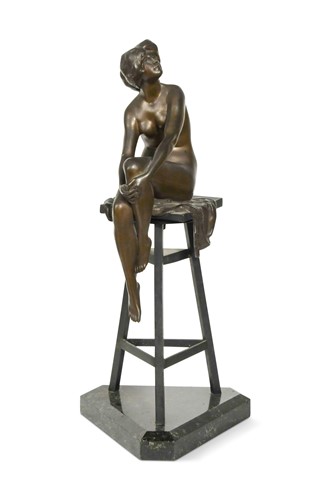 Lot 107 - Rudolf Marcuse (1878-1930), The Artist's Model