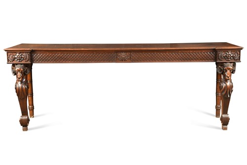 Lot 222 - A Regency style mahogany serving table, 19th century