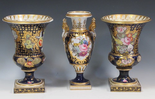 Lot 64 - Two Derby vases