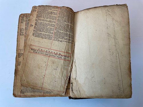 Lot 102 - The Holy Bible, Edinburgh: James Watson 1715,...