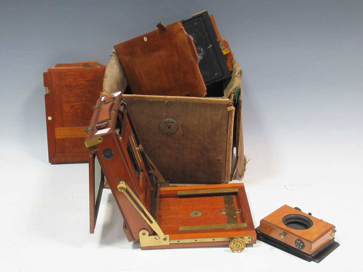 Lot 22 - Westminster Photographic Exchange mahogany and...