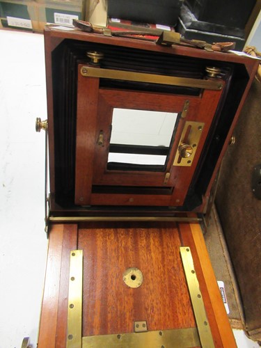 Lot 22 - Westminster Photographic Exchange mahogany and...