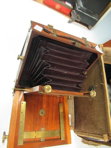 Lot 22 - Westminster Photographic Exchange mahogany and...