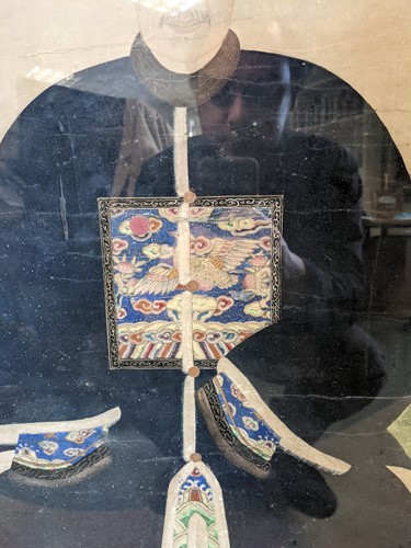 Lot 172 - A late Qing Dynasty Chinese ancestor portrait of a male court official