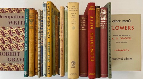 Lot 399 - Second World War poetry and writing. First...