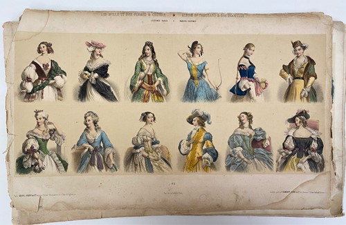 Lot 22 - Album of Thousand and One Beauties, 20 leaves...