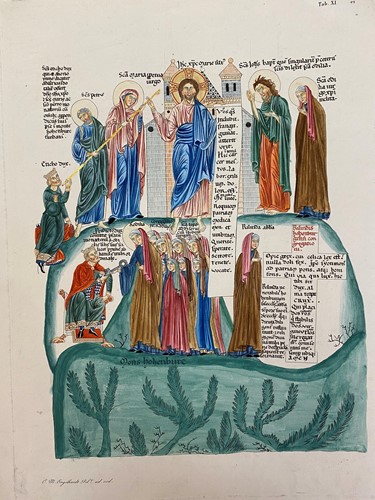 Lot 23 - After C M Engelhardt, Medieval figures and...