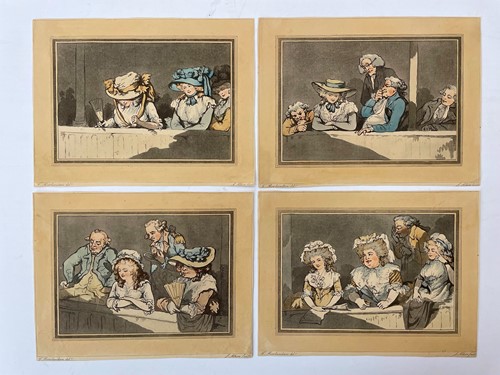 Lot 36 - Samuel Alken after Thomas Rowlandson, Theatre...