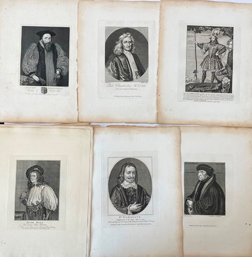 Lot 9 - A quarto portrait album, with mounted...