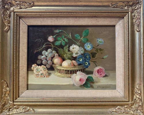 Lot 326 - Margaret H Wenn (1910-2002), Flowers and fruit...