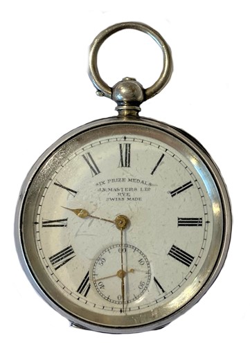 Lot 313 - Gedeon Thommen for J.N. Masters, Rye - A Swiss silver open faced pocket watch