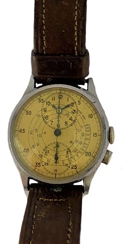 Lot 388 - Gallet - A steel 'MultiChron Regulator Chronograph' wristwatch