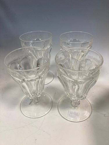 Lot 34 - A pair of ruby overlay glass decanters and...