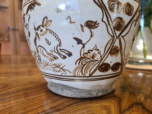Lot 18 - A Chinese Cizhou jar, Jin/Yuan Dynasty